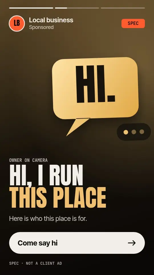 Spec still: Who it is for, in plain words